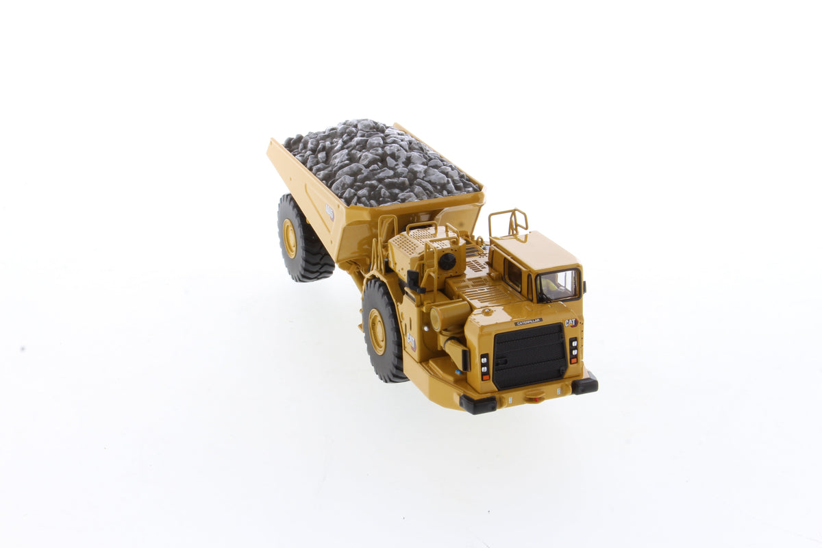 Cat AD45 Underground Articulated Truck 1:50 scale die cast model, rear view