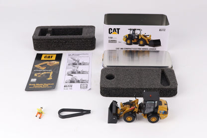CAT 906 Electric Wheel Loader Highline Series 1:50 Scale retail packaging