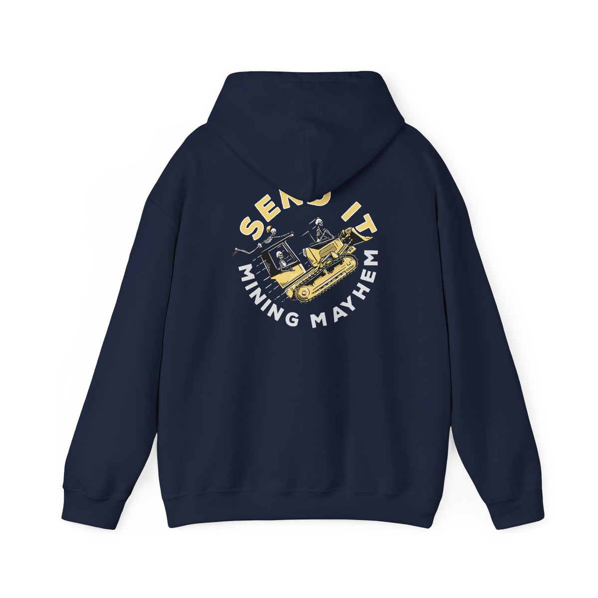 Send It hoodie in navy, back print