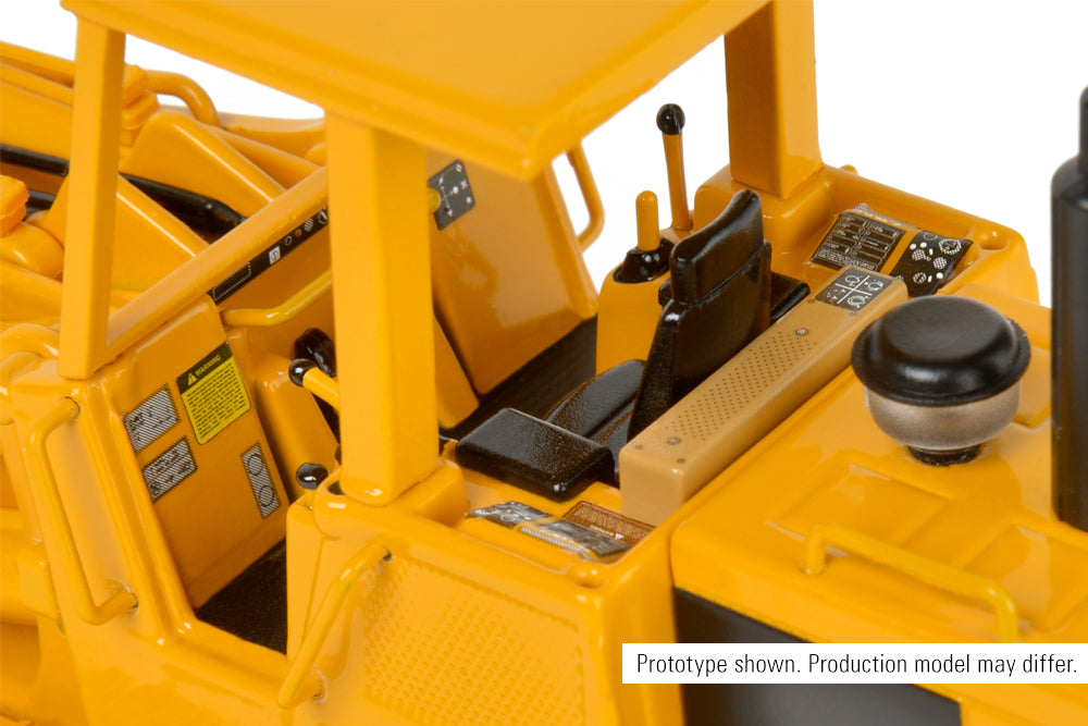 CAT 973 Track Loader cab interior