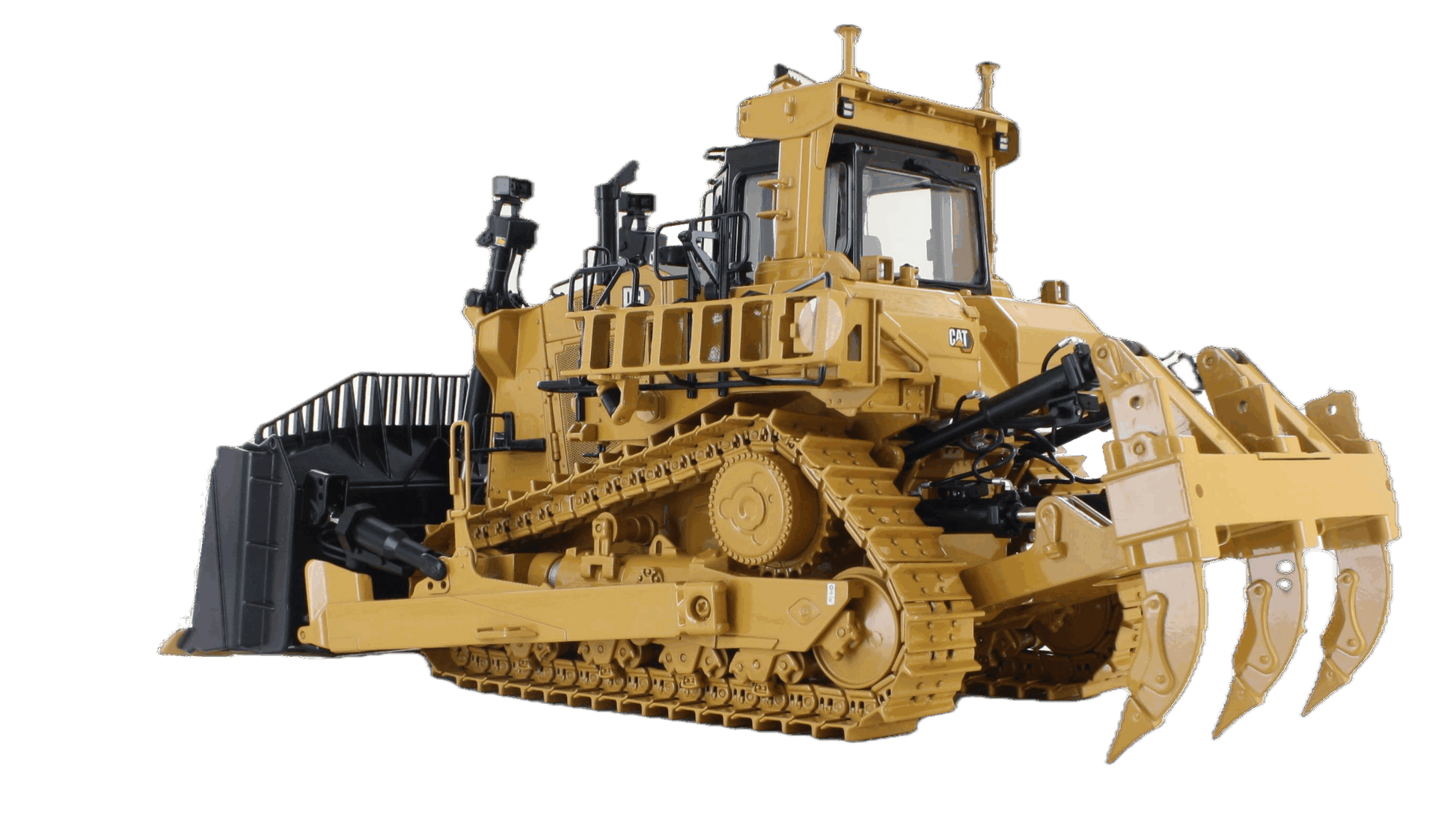 CAT D9 U-Blade rear view