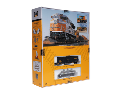 CAT Progress Rail HO Scale Train Set