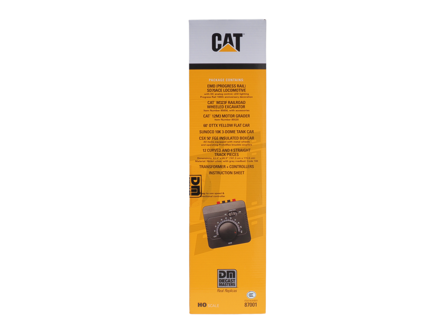 CAT Progress Rail HO Scale Train Set