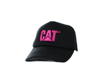 CAT Black/Pink Trucker Cap