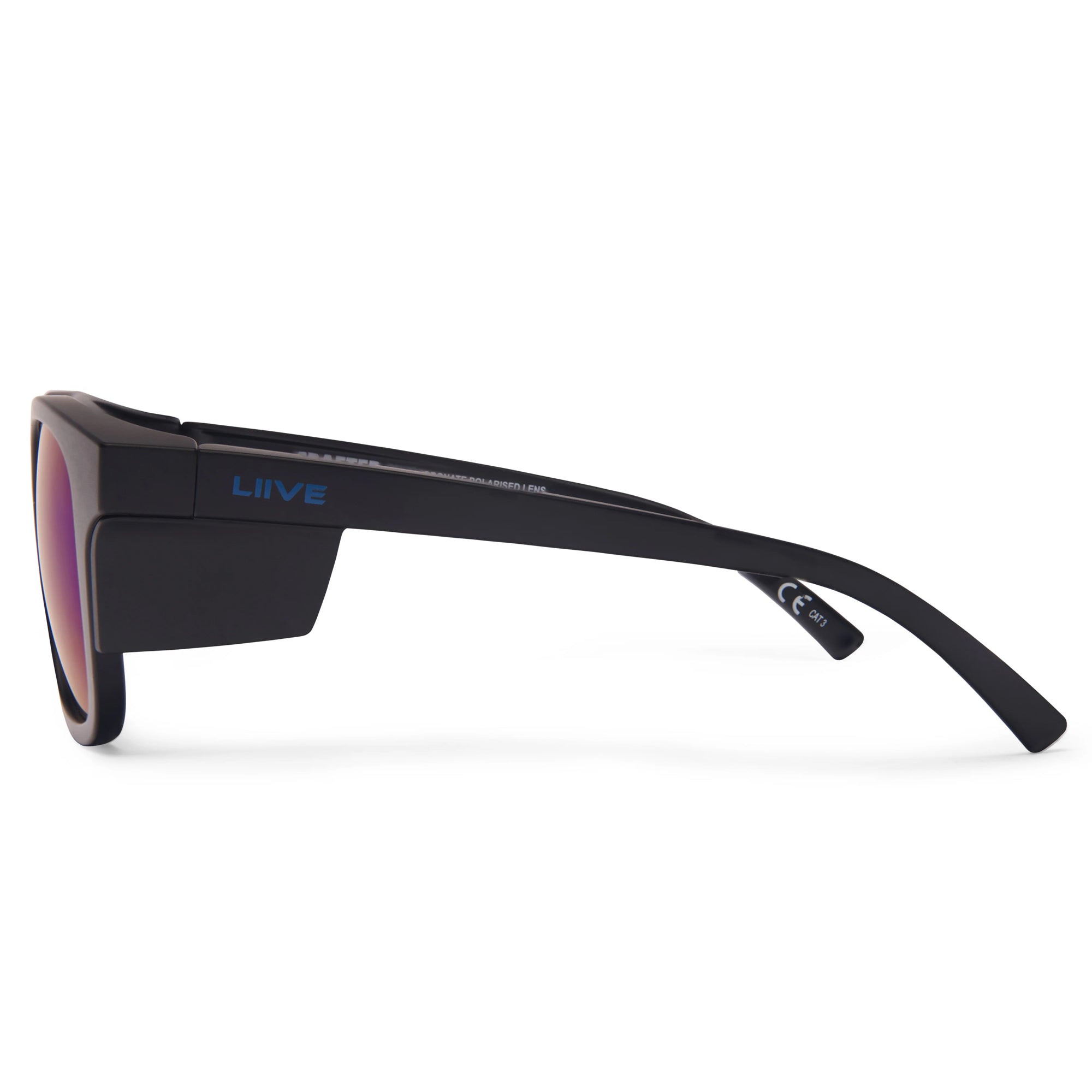 Liive Vision - Z Crafter Safety Xtal - Blue Mirror Polarised Matt Black