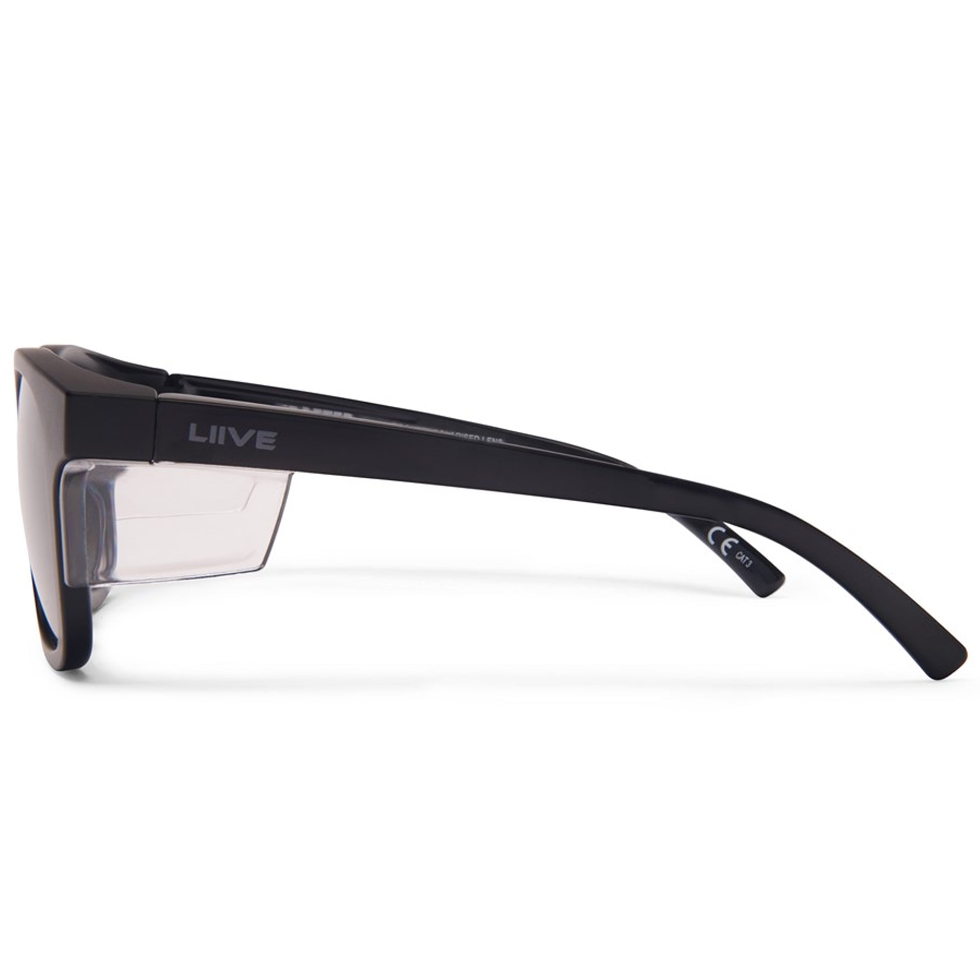 Liive Vision - Z Crafter Safety Xtal - Matt Black Polarised Clear Blinker