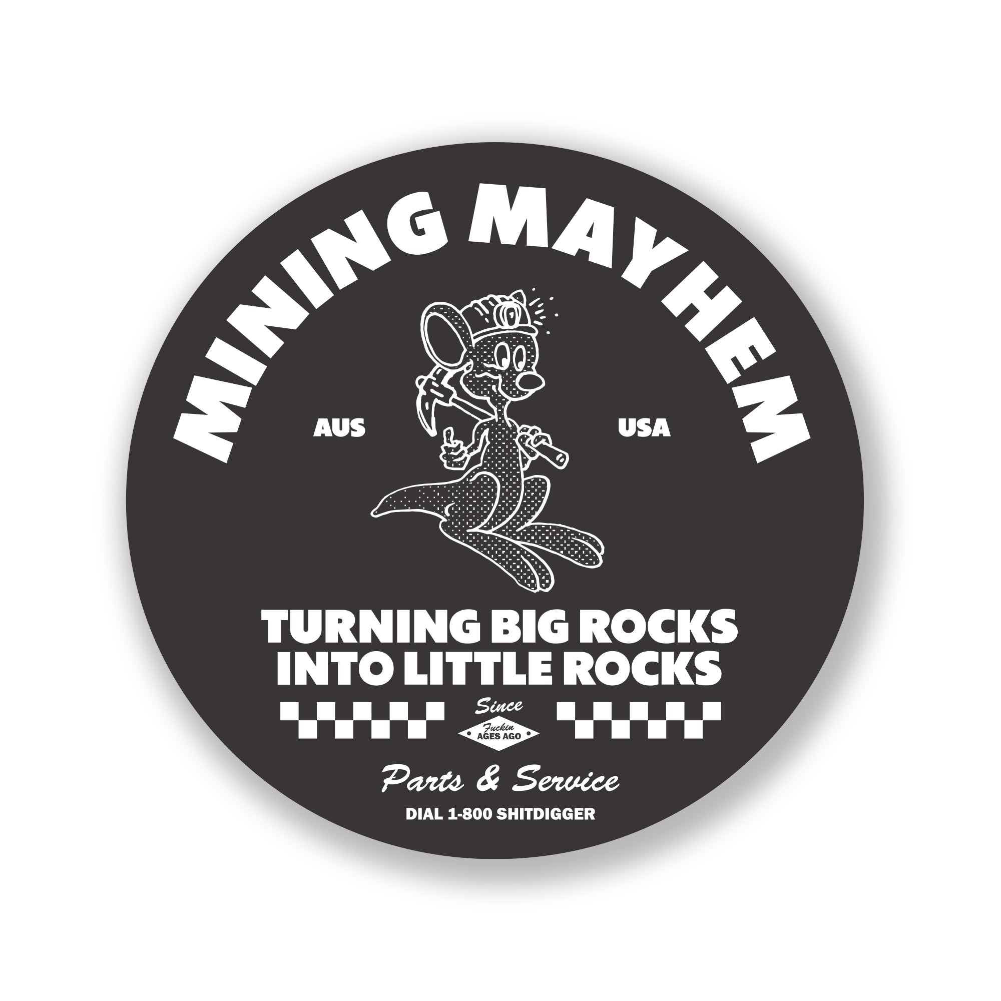 Big Rocks Little Rocks - T-Shirt · Mining Mayhem