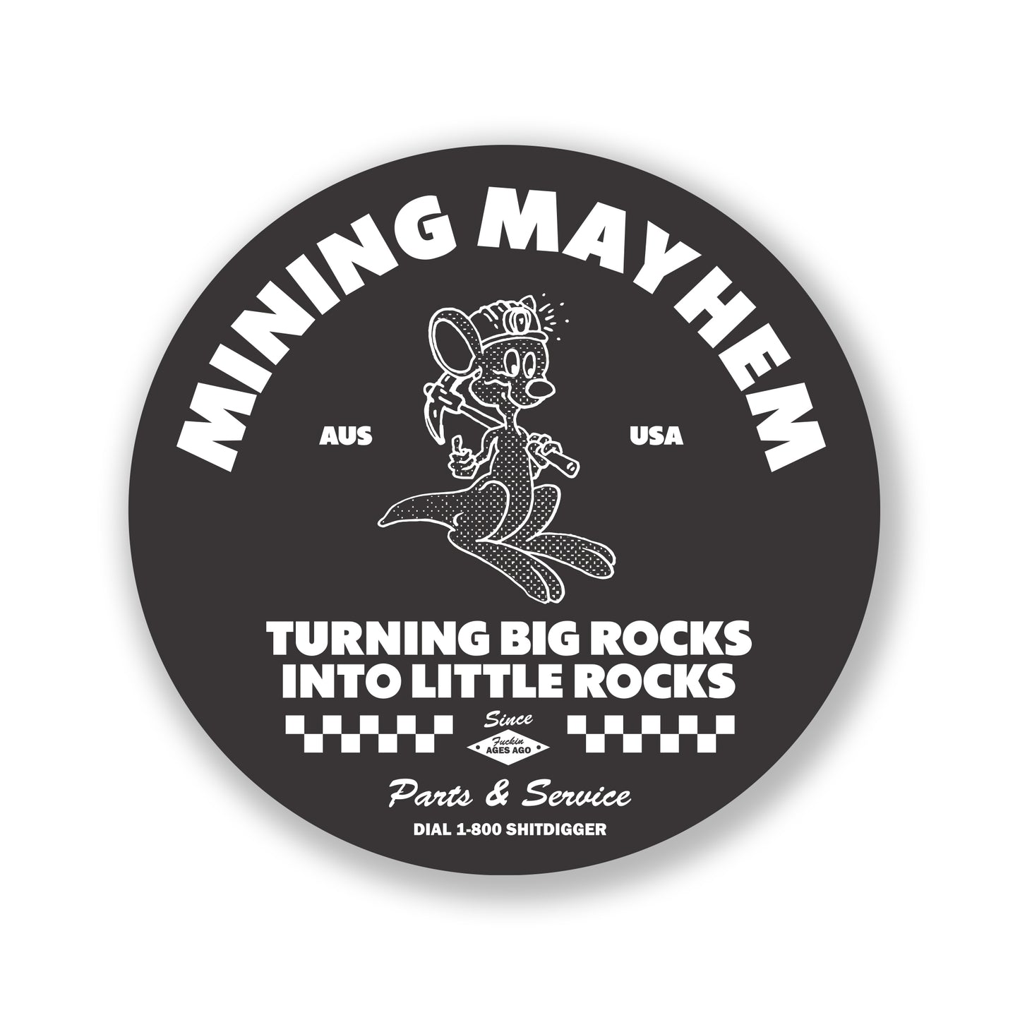Big Rocks Little Rocks - Sticker