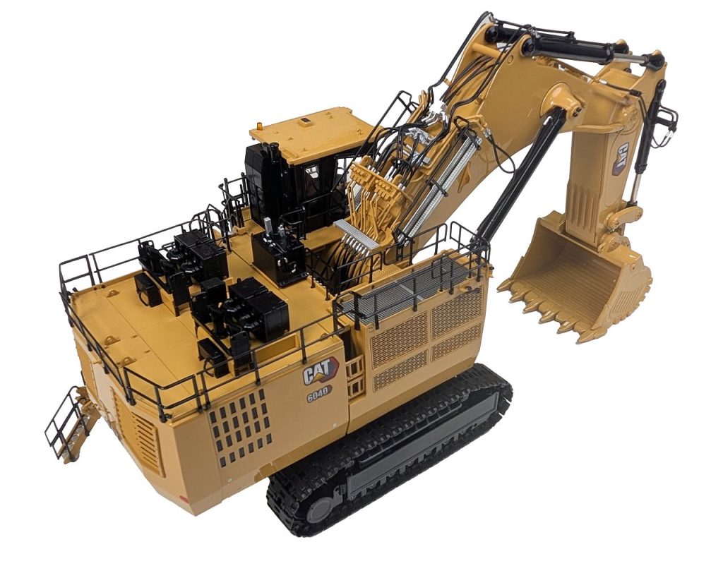 CAT 6040 Hydraulic Shovel Backhoe rear view