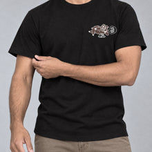 Dirty Pigs tee front, studio