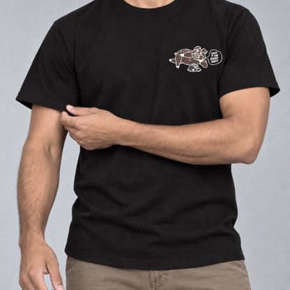 Dirty Pigs tee front, studio