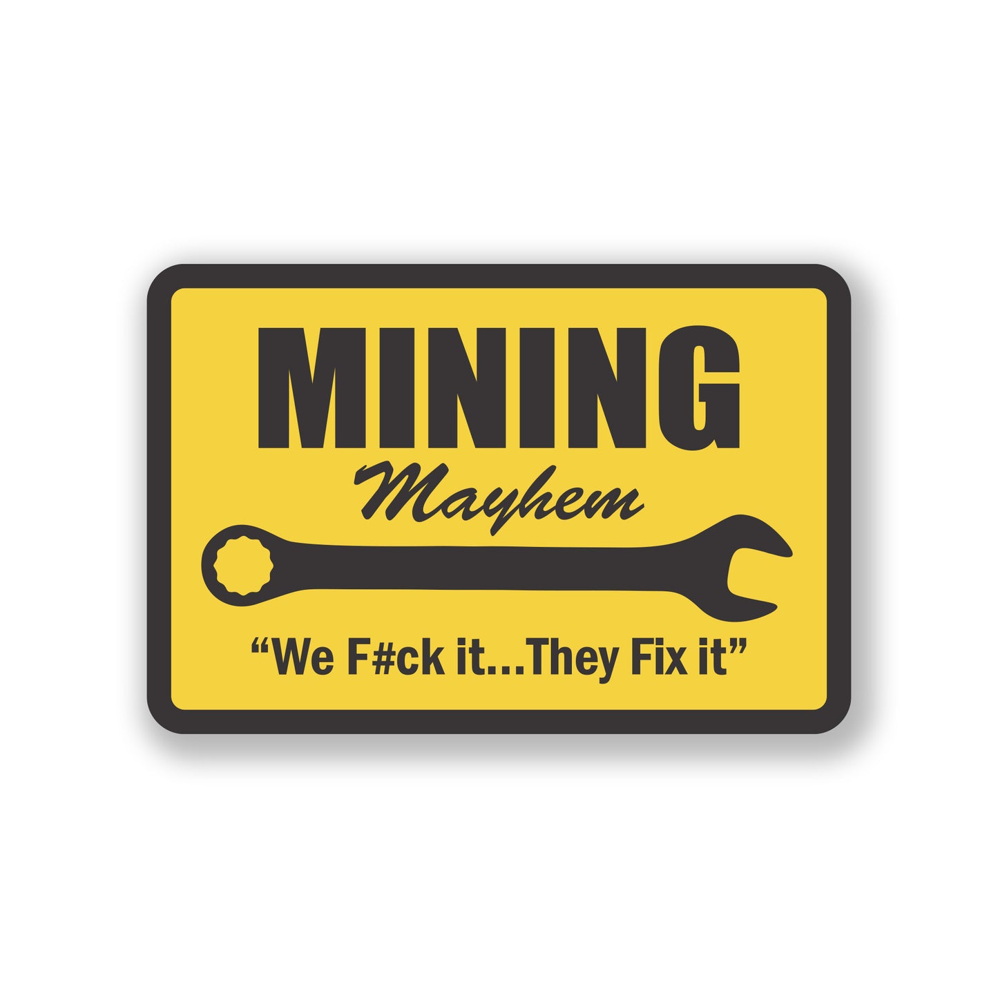 They Fix It Yellow - Sticker