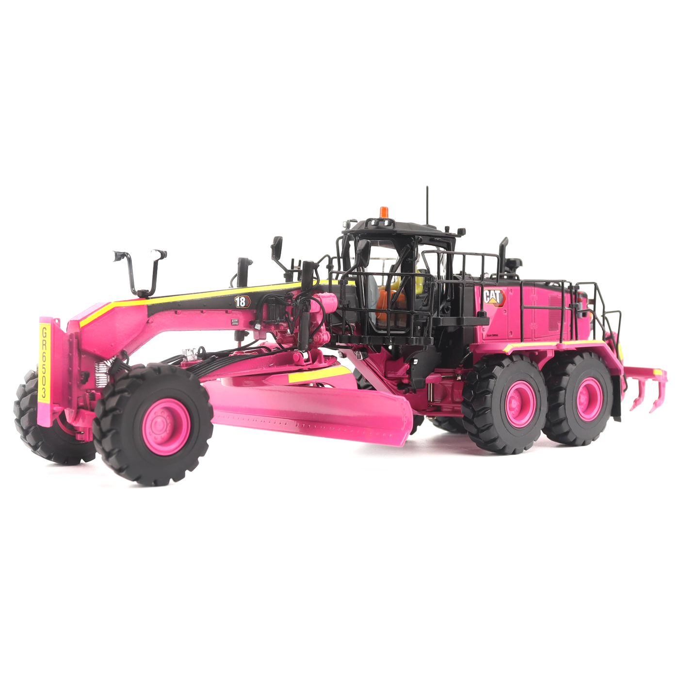 CAT 18 Motor Grader Pink Custom Edition 1:50