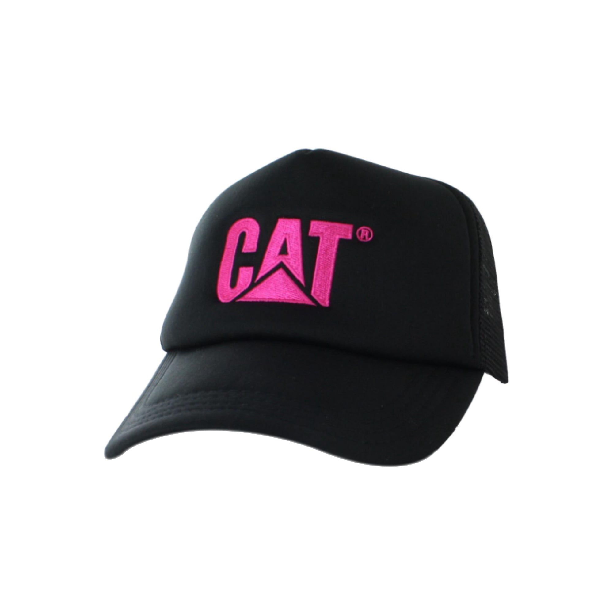 CAT Black/Pink Trucker Cap