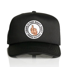 Leave It For Nightshift - Full Colour Trucker Caps (Black)