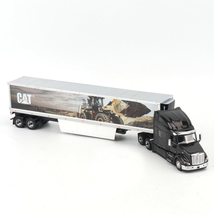 Peterbilt® 579 Ultra Loft Truck with CAT Mural Trailer Core Classic Series 1:50