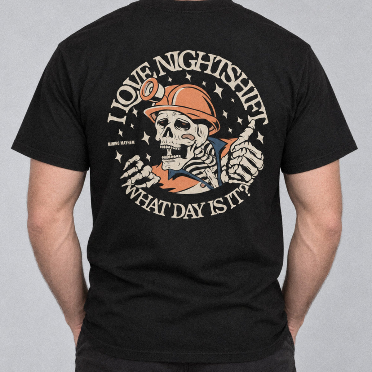 I Love Nightshift Skull T-Shirt