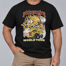 Mining Mayhem Tour tee front, studio