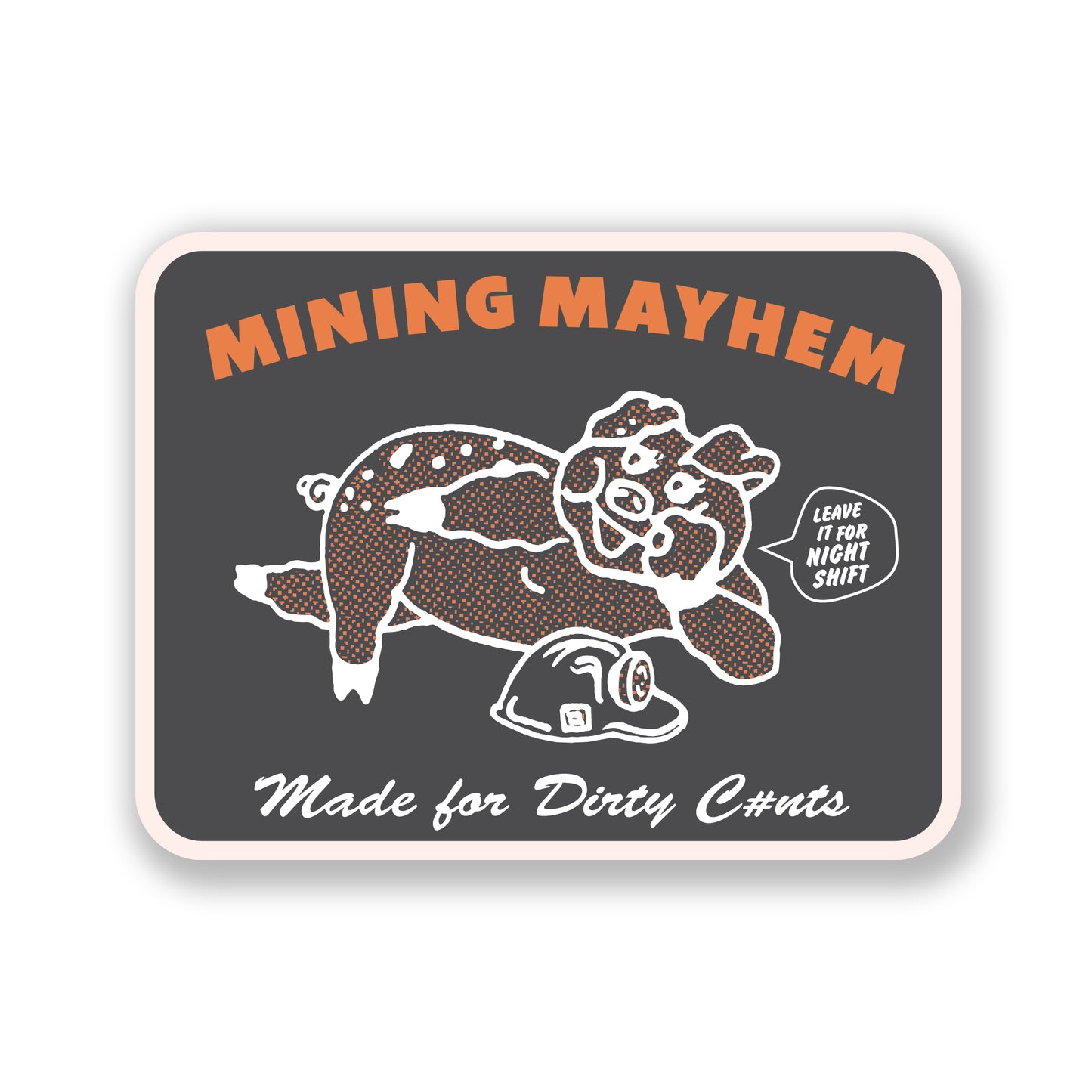 Dirty Pig - Sticker