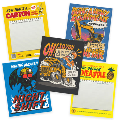 THE CRIB ROOM PACK - All 5 Posters