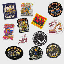 Random Mix Sticker Pack, Mining Mayhem stickers