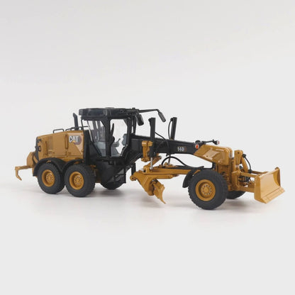 Cat 140 Motor Grader JOY High Line Series 1:50 scale die cast model, all angles
