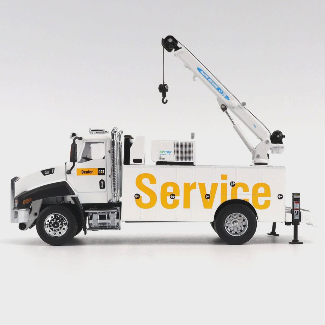 Cat CT660 Service Truck with Welder 1:50 scale die cast model, all angles