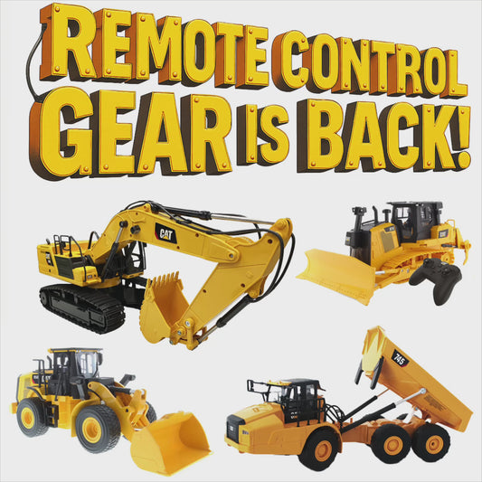 SET OF 4 x CAT Remote Controlled Machines 1:24