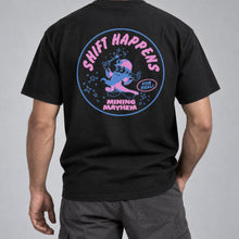 Shift Happens tee back print, studio