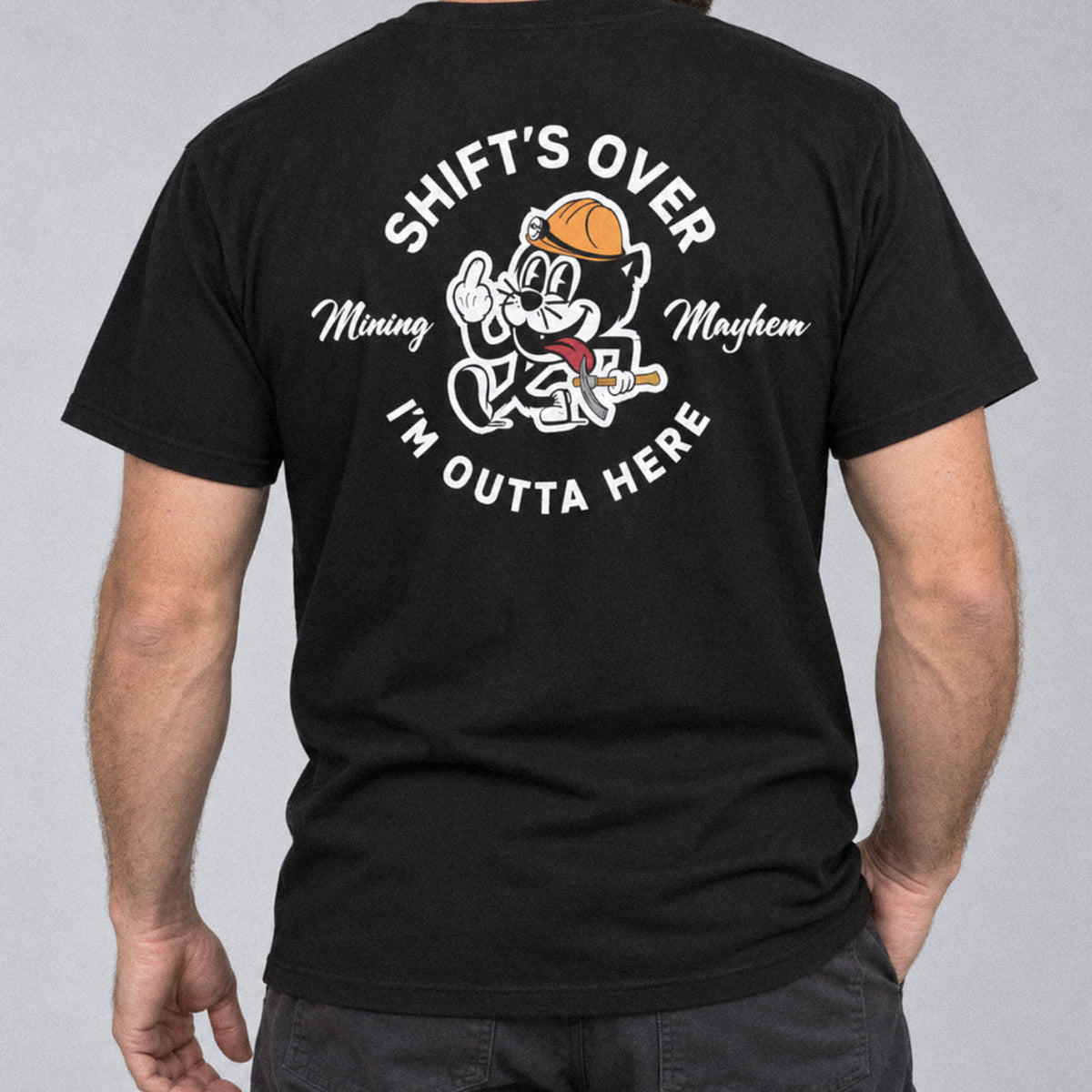 Shift's Over tee back print, studio