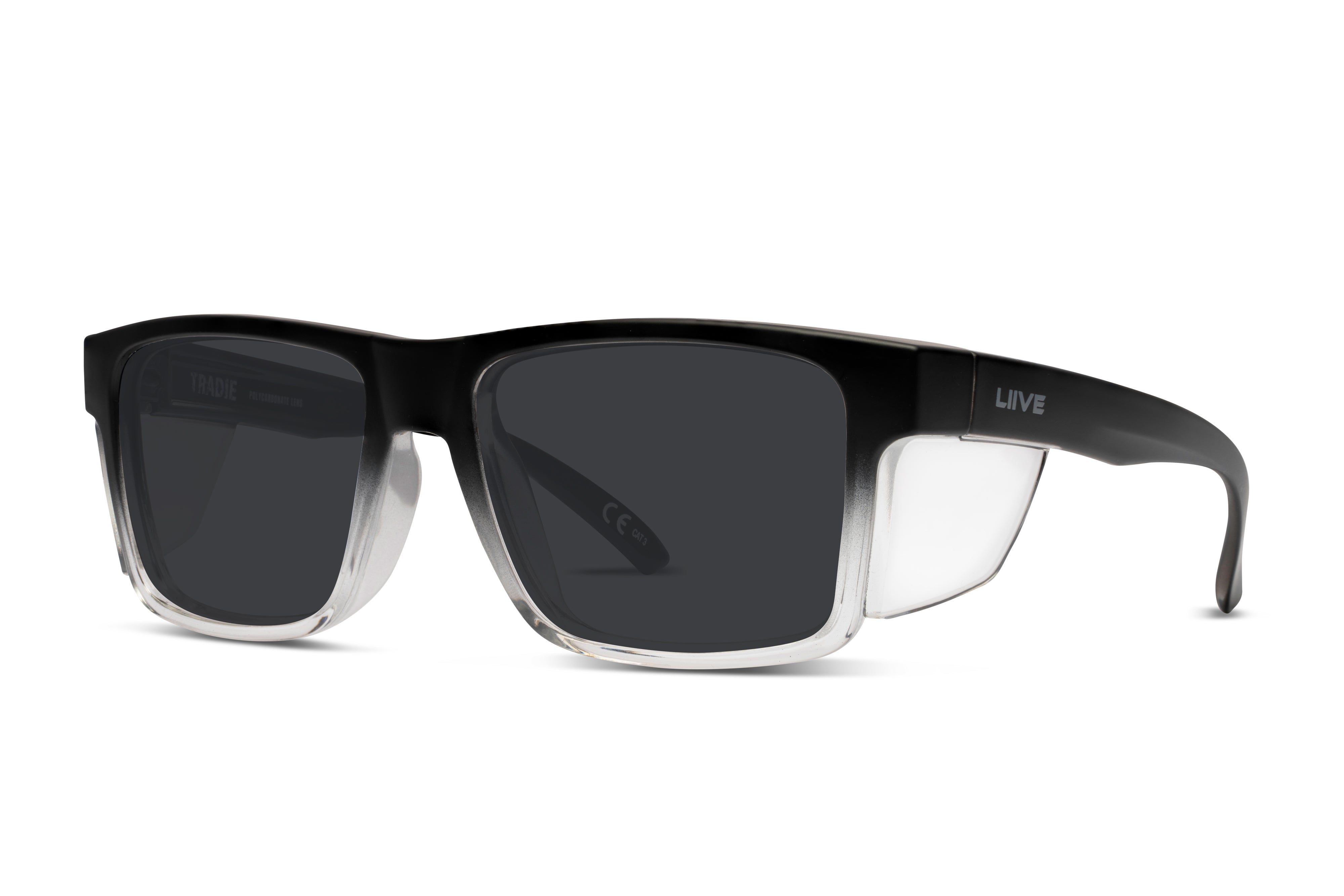 Liive Vision - Tradie Safety - Matt Black Fade