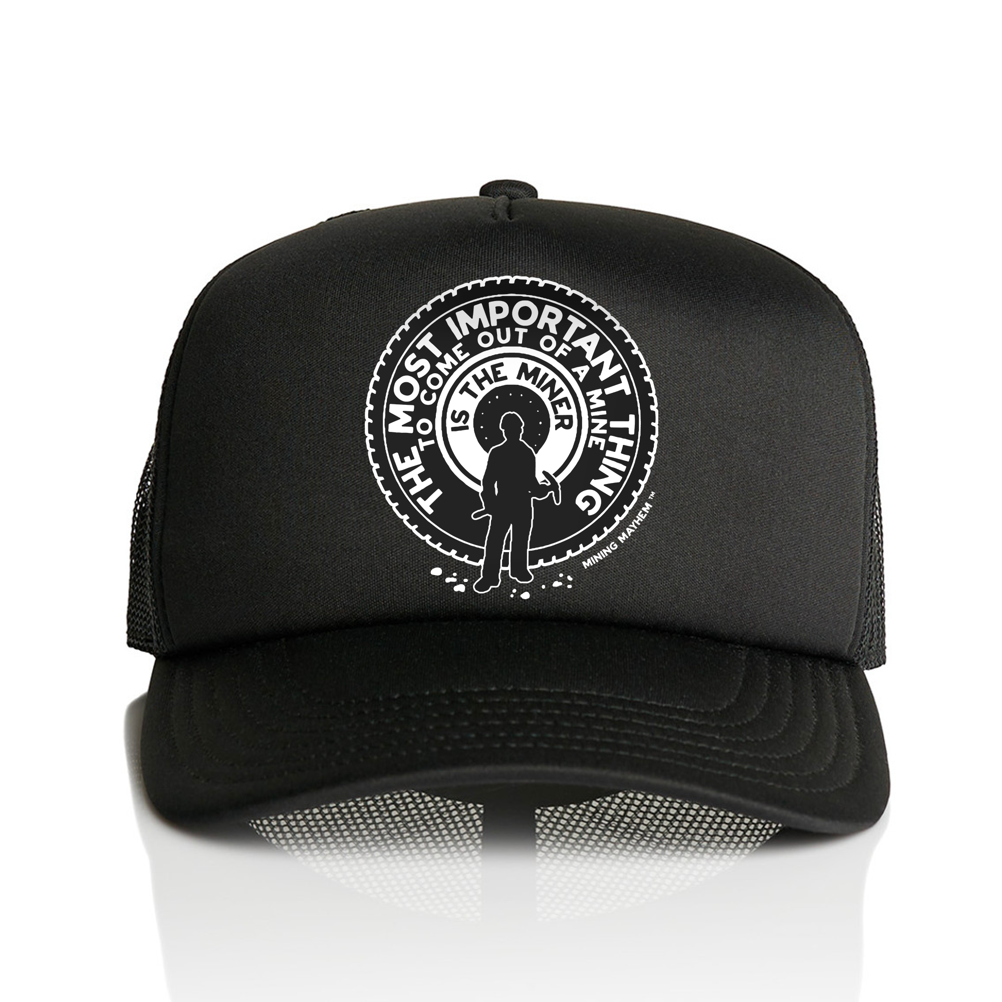 The Most Important Thing To Come Out Of A Mine - Trucker Caps (Black)