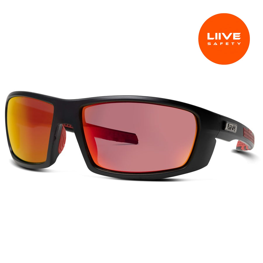 Liive Vision - Z Hunter Safety -  Iron Ore Red + Matt Black