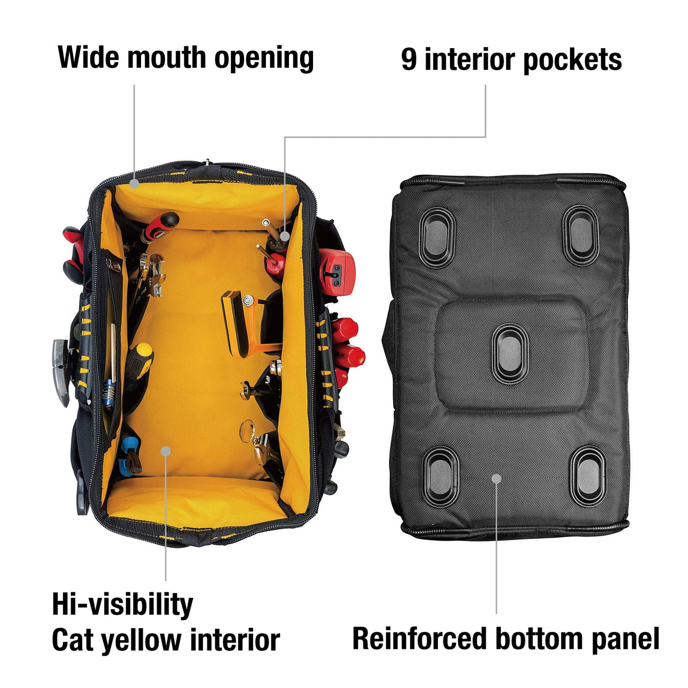 CAT - 16" Wide Mouth Tool Bag (MPP)