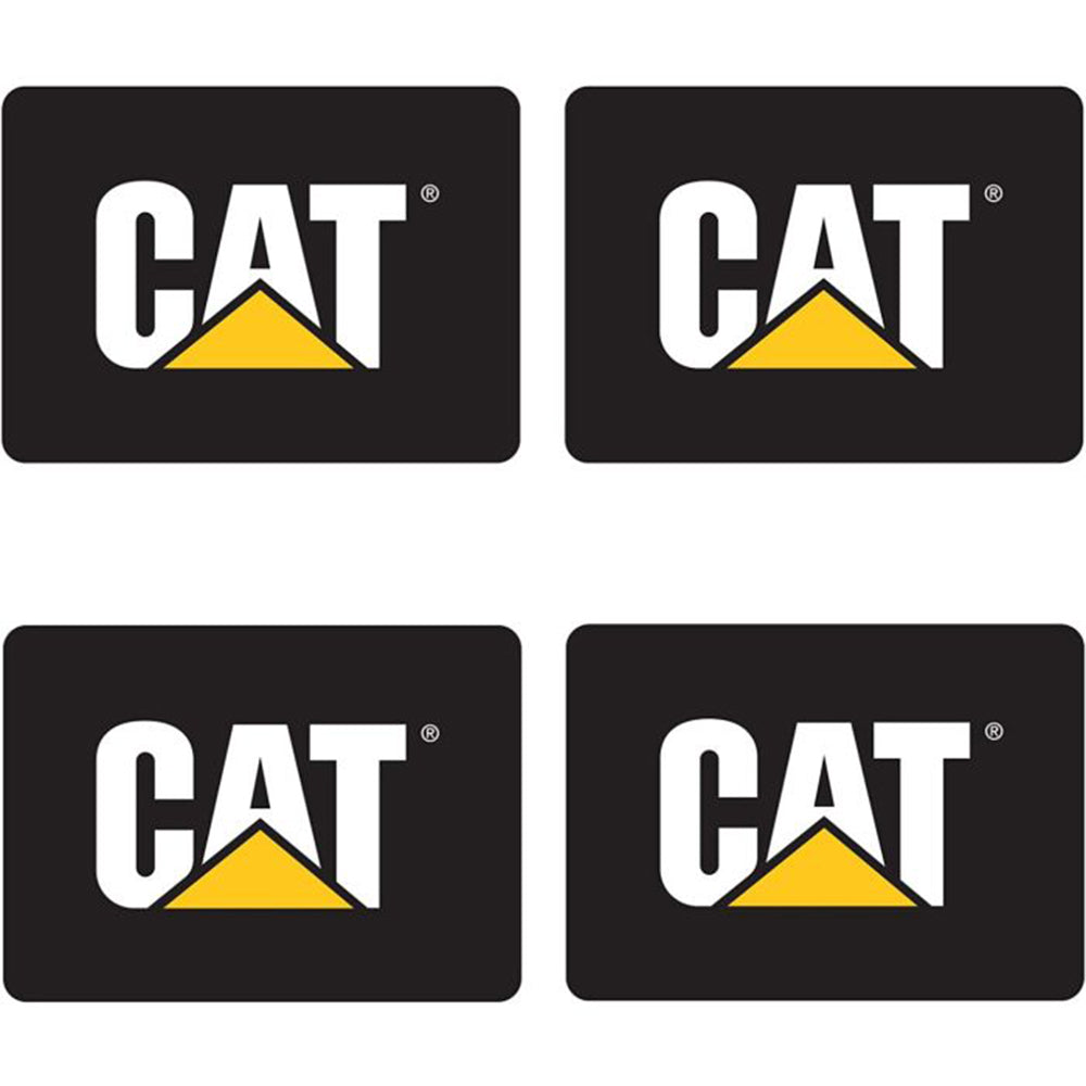 CAT Logo 4-Pc 6x8 Decal