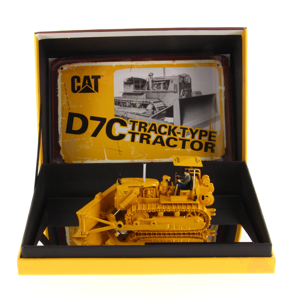 CAT Die Cast D7C Track Type Dozer Vintage 1:50