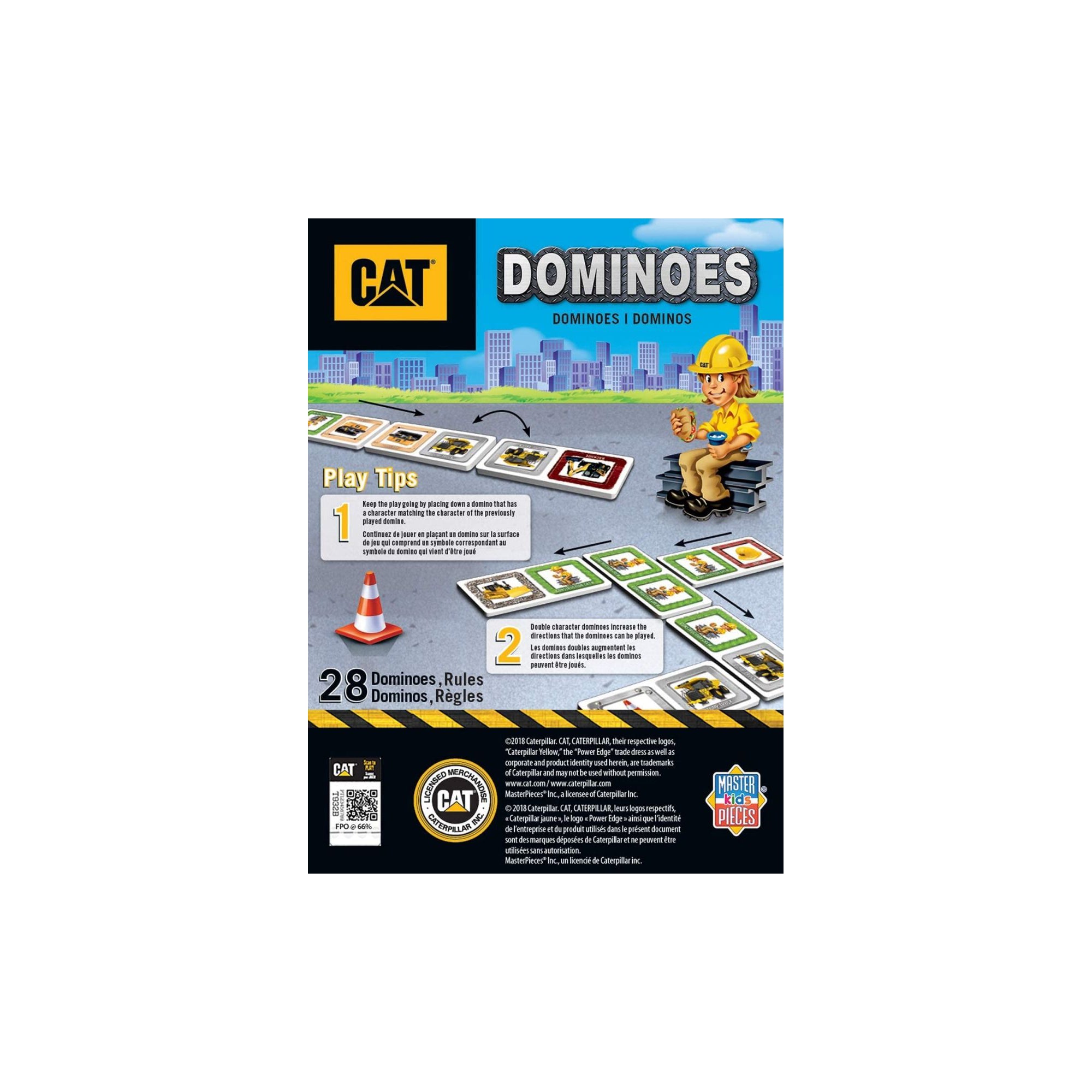CAT Kids Dominoes 28pcs