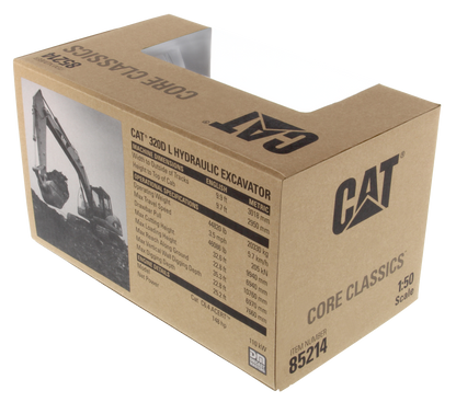 CAT Hydraulic Excavator 320D L Core Classic Edition 1:50 Scale Die Cast Model
