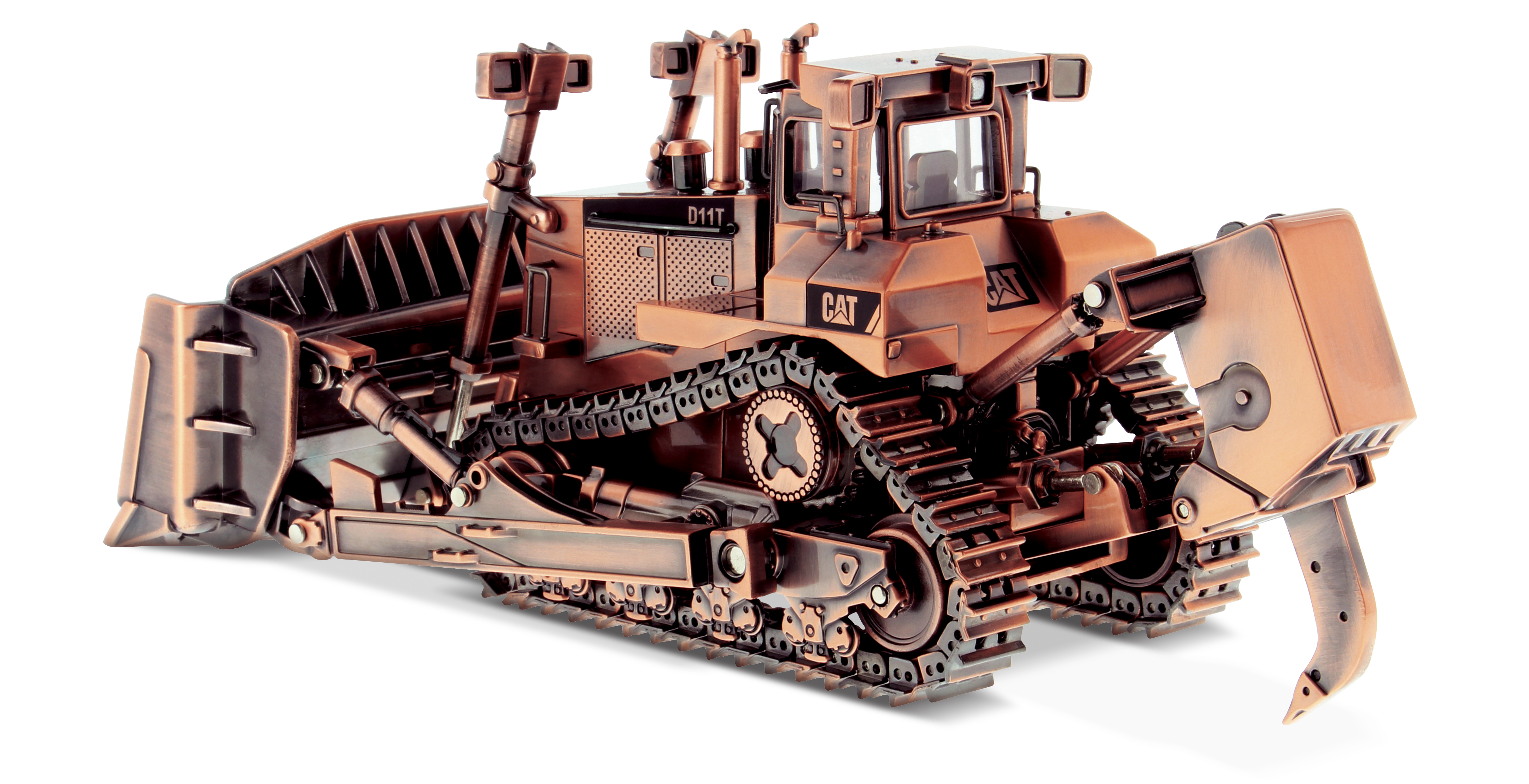 CAT Die Cast D11T Track-Type Tractor 85517 Copper Plated 1:50