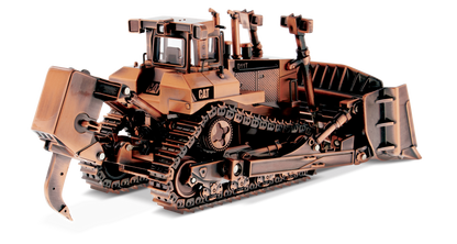 CAT D11T Dozer Track-Type Tractor Copper Plated 1:50 Scale Die Cast Model