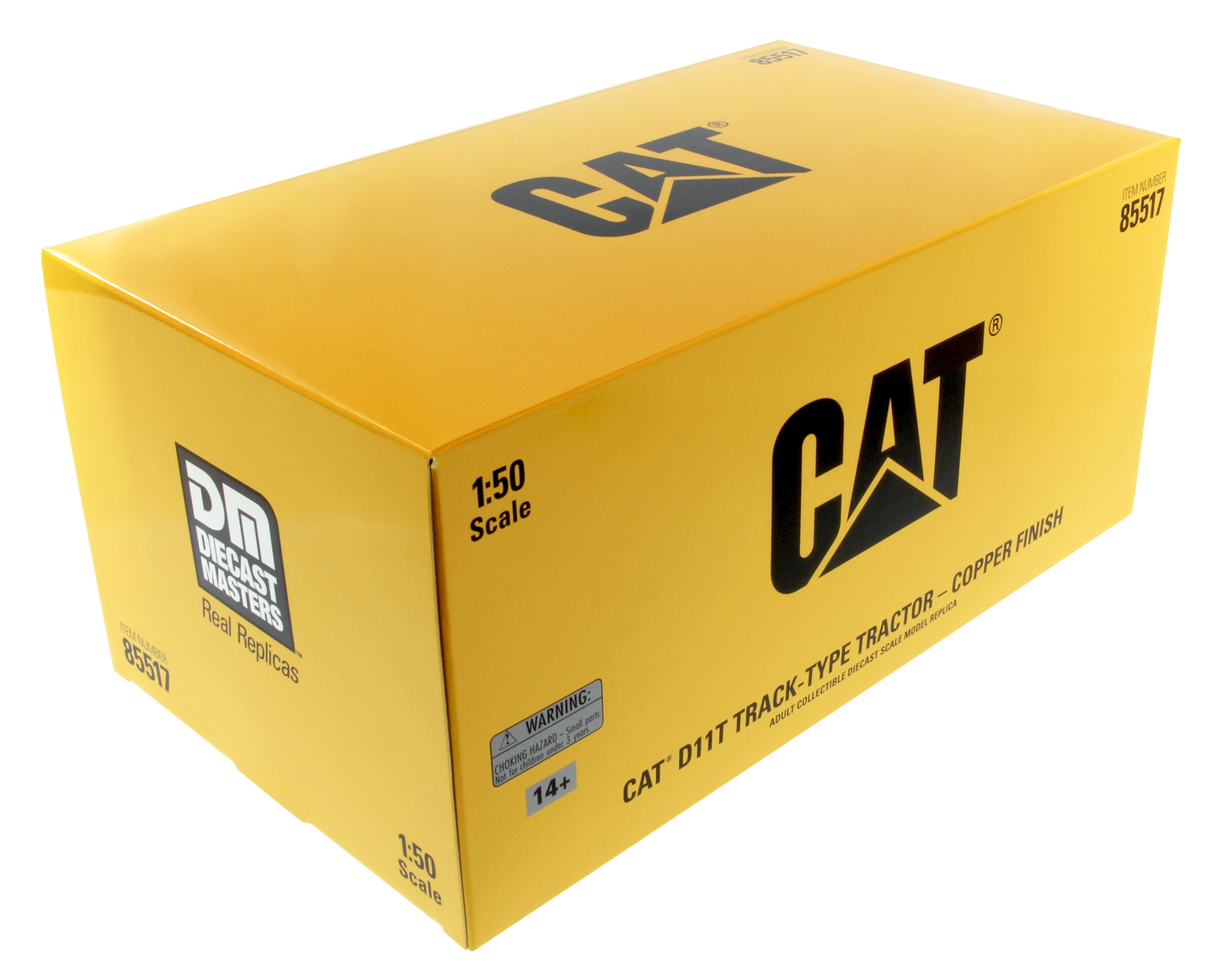 CAT D11T Dozer Track-Type Tractor Copper Plated 1:50 Scale Die Cast Model