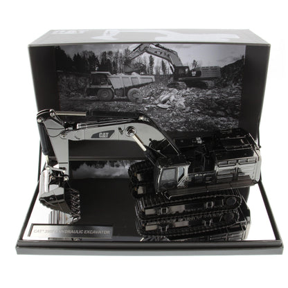 CAT 390F L Hydraulic Excavator Commemorative Edition Gun Metal 1:50 Scale Die Cast Model