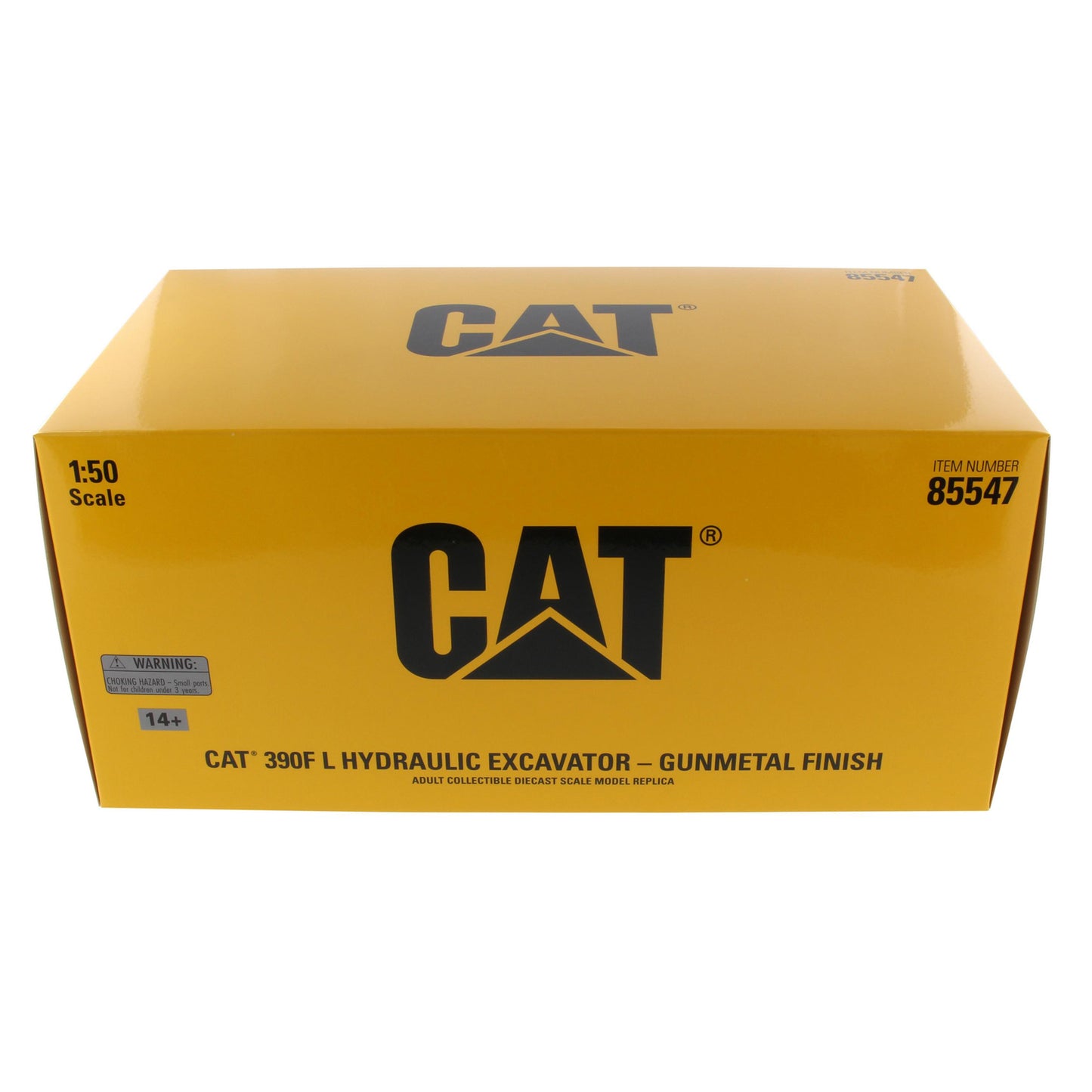 CAT 390F L Hydraulic Excavator Commemorative Edition Gun Metal 1:50 Scale Die Cast Model