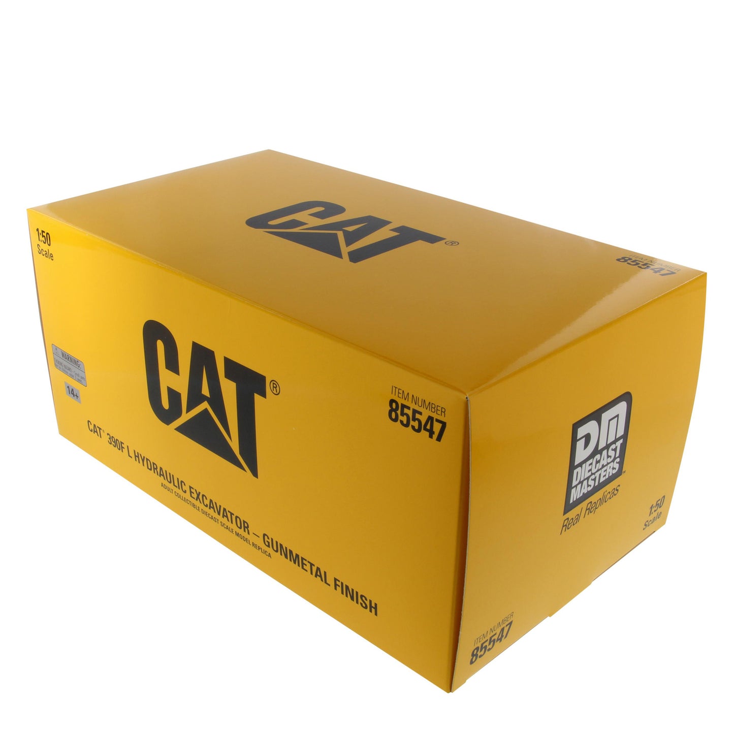 CAT 390F L Hydraulic Excavator Commemorative Edition Gun Metal 1:50 Scale Die Cast Model
