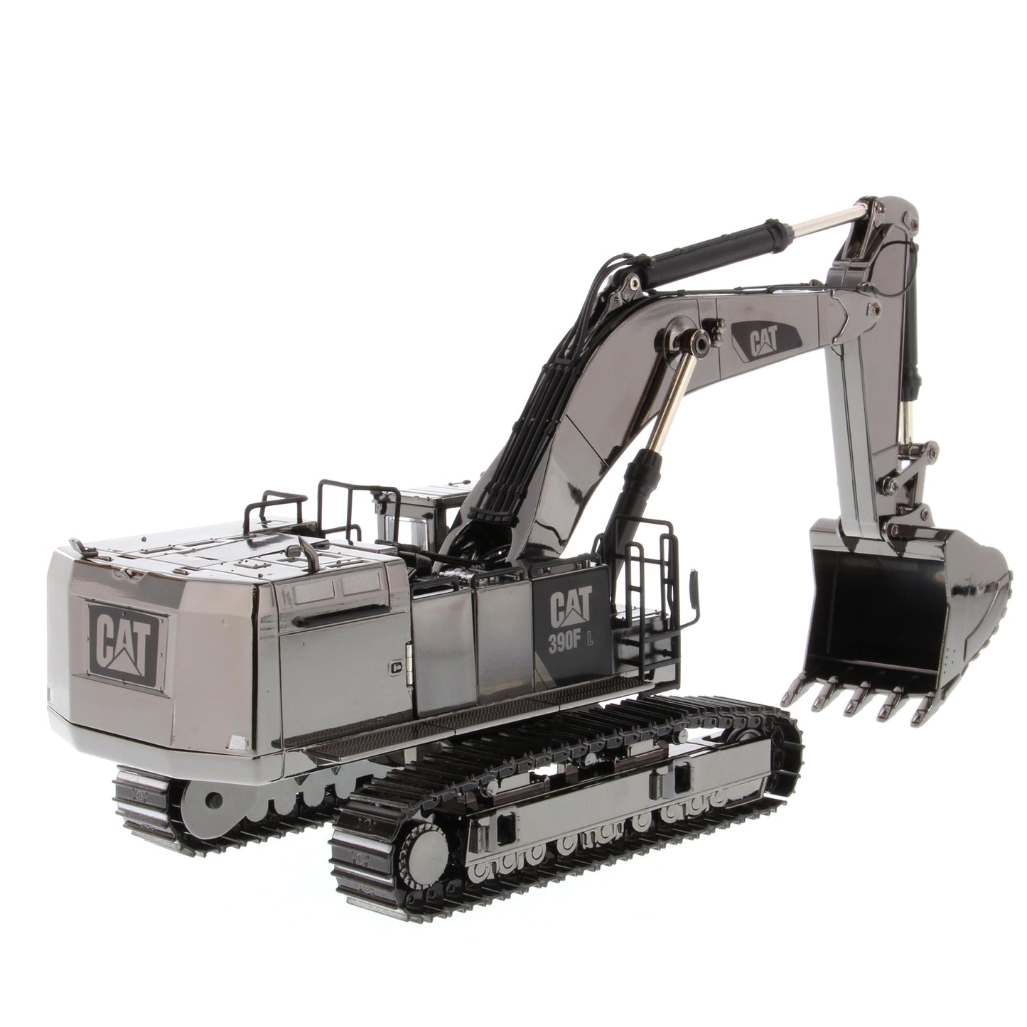 CAT 390F L Hydraulic Excavator Commemorative Edition Gun Metal 1:50 Scale Die Cast Model