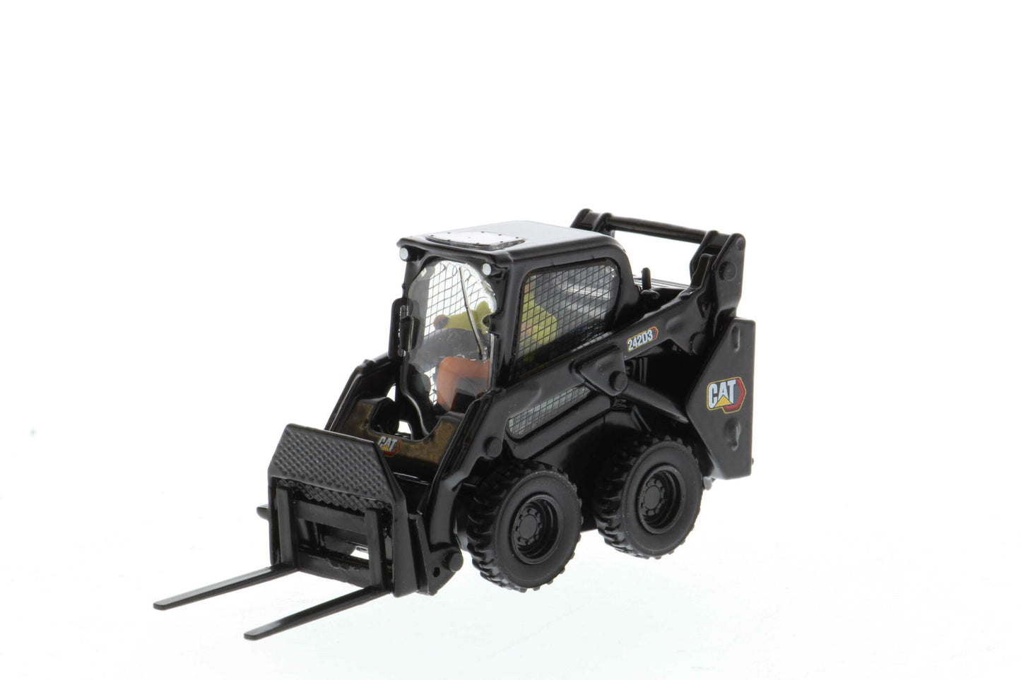 CAT 242D3 Skid Steer Loader Special Black Finish 1:50 Scale Die Cast Model