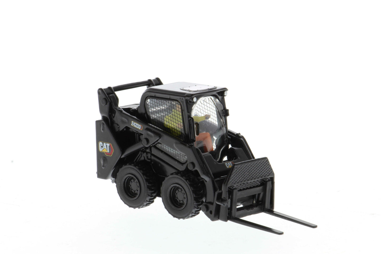 CAT 242D3 Skid Steer Loader Special Black Finish 1:50 Scale Die Cast Model