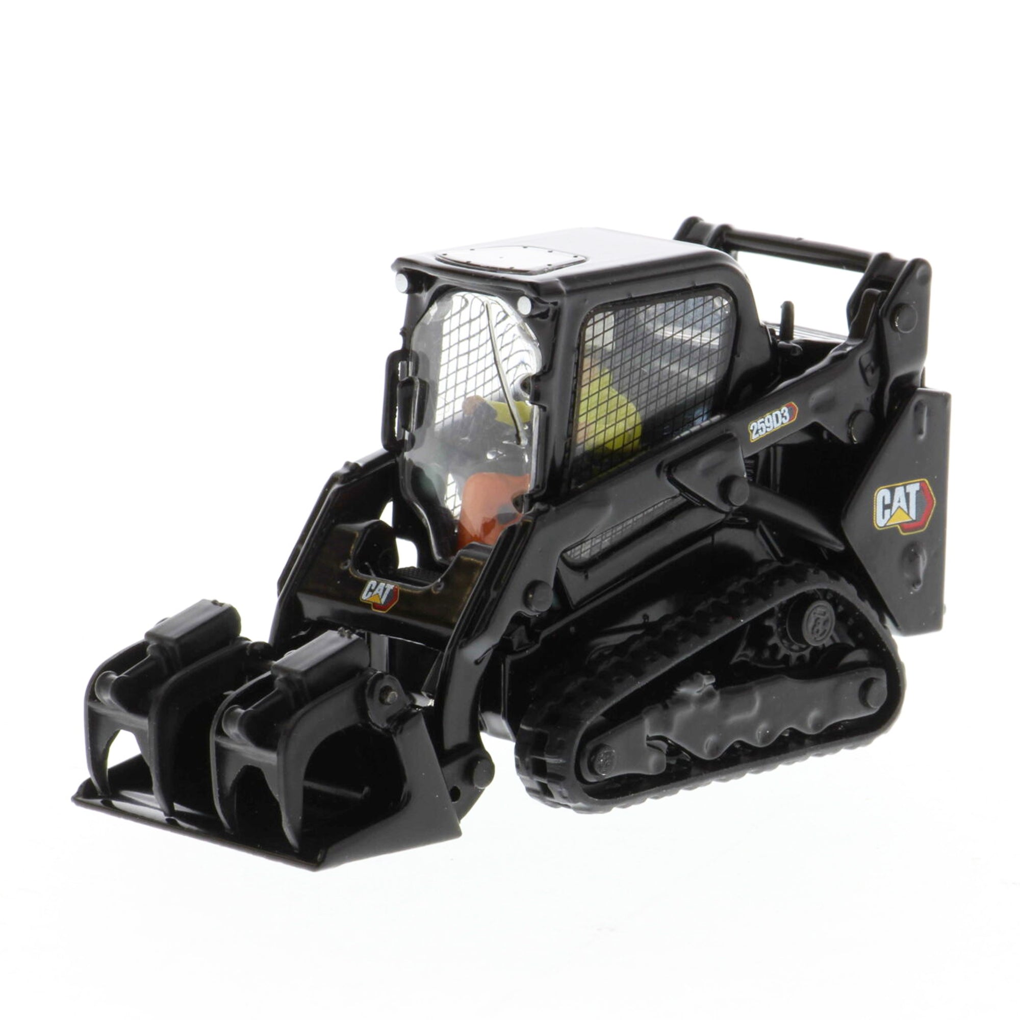 CAT Die Cast 259D3 Compact Track Loader Special Black Finish 1:50