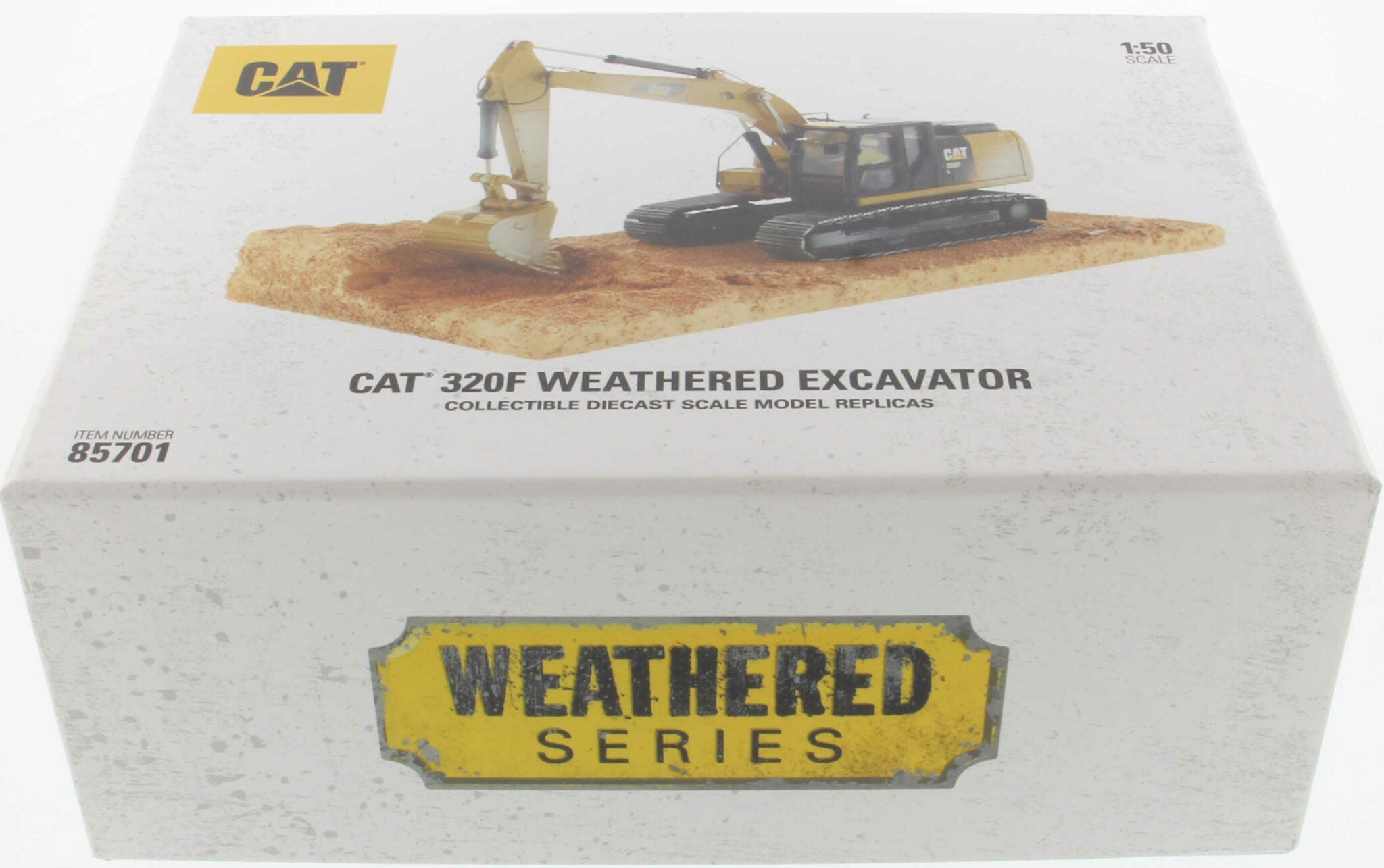 CAT Die Cast Weathered 320F L Excavator 1:50