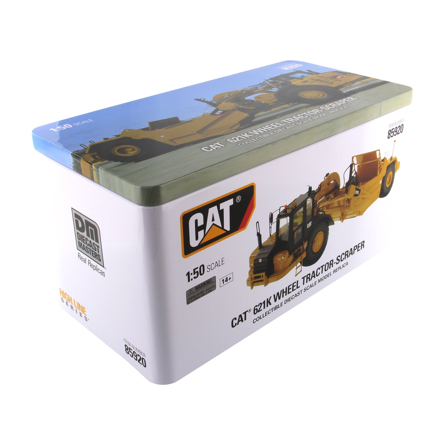 CAT 621K Wheel Tractor-Scraper 1:50 Scale Die Cast Model
